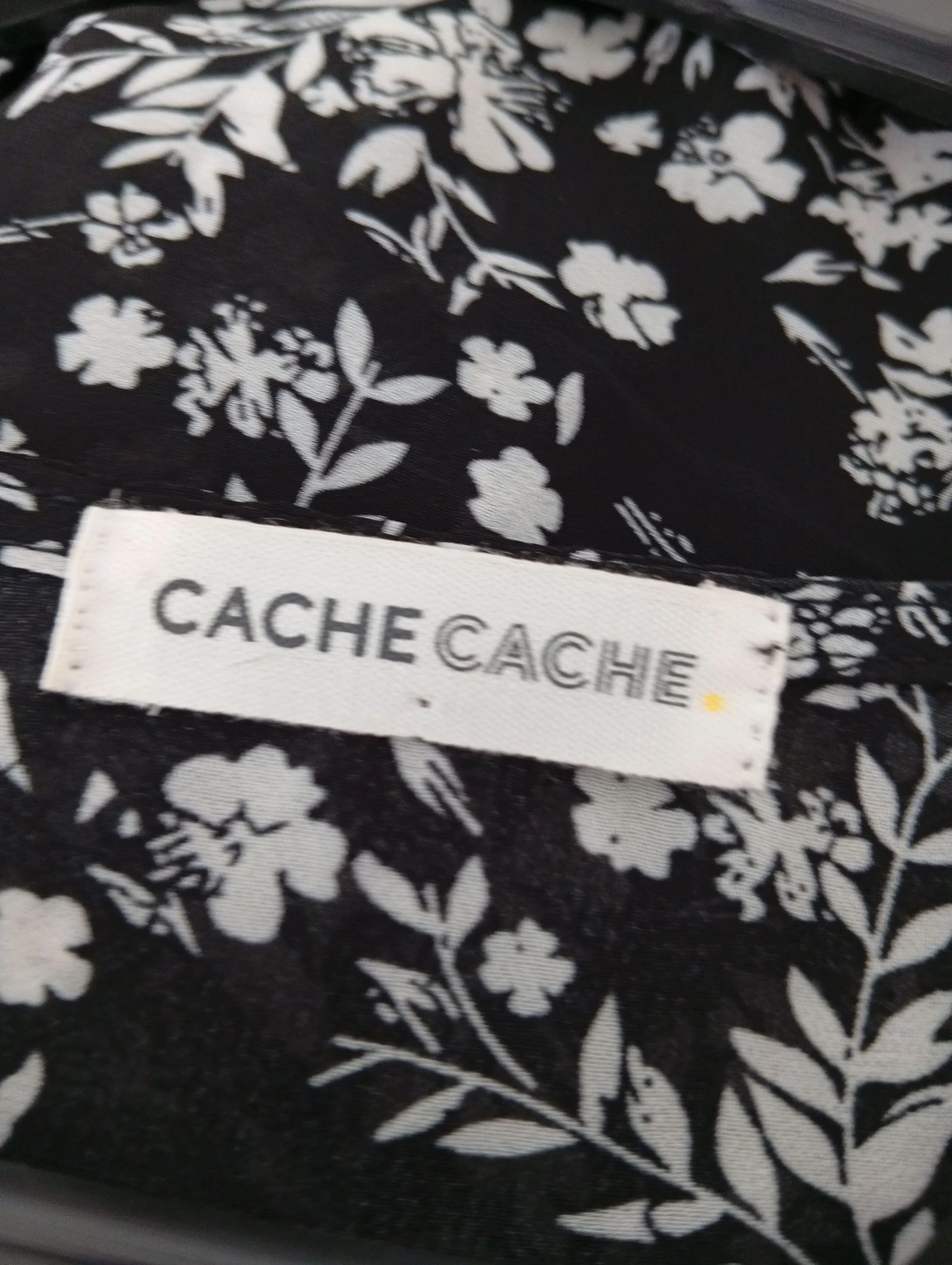 Vestido negro y crema cache cache – photo 2